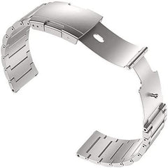MaKTech Titanium Band, 20mm Lightweight One Piece Metal Link Bracelet for Samsung Galaxy Watch 6 43/47/40/44mm,Galaxy Watch 5/4,Huawei GT 4/3-41/42mm (Silver)