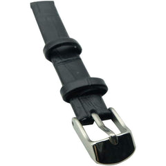 Watch Band, Genuine Leather, Crocodile Embossed, 0.3 inch (8 mm), 0.4 inch (10 mm), Watch Band, Replacement Strap, Genuine Leather, Tools Included