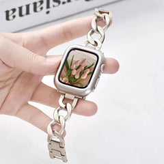 Chain Belt, 0.8 inch (20 mm), 0.9 inch (22 mm), Stainless Steel Watch Band, 0.8 inch (20 mm), 0.8 inch (22 mm), Replacement Strap, Stainless Steel, Metal Belt, Skin-friendly, Waterproof, Sweatproof, Unisex, Adjustment Tool Included