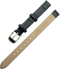 Watch Band, Genuine Leather, Crocodile Embossed, 0.3 inch (8 mm), 0.4 inch (10 mm), Watch Band, Replacement Strap, Genuine Leather, Tools Included