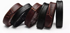Watch Band Leather Loop Keeper Genuine Leather Watch Band Holder 4pcs 16mm 18mm 20mm 22mm 24mm
