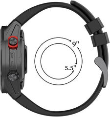 Amazon Exclusive Brand for Watch Band Silicone Watch Band 22mm 26mm GARMIN Fenix 7X 6X 5X 5 6 Silicone Strap Loop Sports Band Watch Strap Waterproof Replacement Band for Garmin