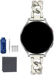 Chain Belt, 0.8 inch (20 mm), 0.9 inch (22 mm), Stainless Steel Watch Band, 0.8 inch (20 mm), 0.8 inch (22 mm), Replacement Strap, Stainless Steel, Metal Belt, Skin-friendly, Waterproof, Sweatproof, Unisex, Adjustment Tool Included