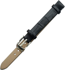Watch Band, Genuine Leather, Crocodile Embossed, 0.3 inch (8 mm), 0.4 inch (10 mm), Watch Band, Replacement Strap, Genuine Leather, Tools Included