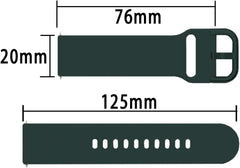 20mm Watch Band for Omega X Swatch Omega and Swatch Speedmaster Moonswatch, Easy to Change Silicone Strap for Men and Women Watch Strap