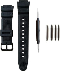 Casio Compatible Watch Strap AQ-S810W/S800W SGW-300H/400H W-216H/735H Spring Bars + Tools Included, CASDAR, Waterproof