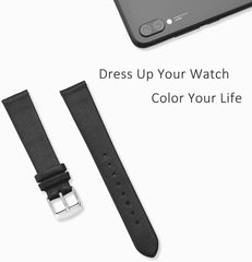 Genuine Leather Watch Band, 0.3, 0.4, 0.5, 0.6, 0.6, 0.7, 0.8, 0.9 inches (8, 10, 12, 14, 16, 18, 20, 22 mm)