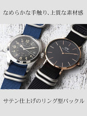 Calm NATO Strap Thick Watch Band G10 Watch Premium Nylon Strap 16mm - 24mm Replacement Instruction Manual Included