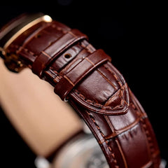 Watch Band Leather Loop Keeper Genuine Leather Watch Band Holder 4pcs 16mm 18mm 20mm 22mm 24mm