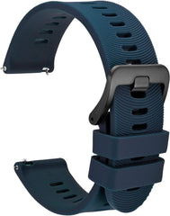 Watch Strap, Rubber, 0.7 inches (18 mm), 0.8 inches (20 mm), 0.9 inches (22 mm), Silicone Watch Band, Quick Release, Stylish, Rubber Replacement Strap