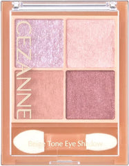 Cezanne Beige Tone Eye Shadow 05 Lilac Beige Lame Pearl Matte 4 Color Eye Shadow
