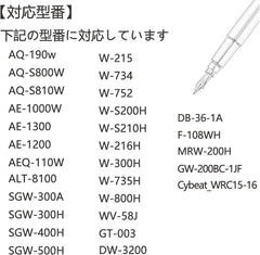 Casio Compatible Watch Strap AQ-S810W/S800W SGW-300H/400H W-216H/735H Spring Bars + Tools Included, CASDAR, Waterproof