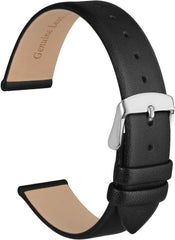 Genuine Leather Watch Band, 0.3, 0.4, 0.5, 0.6, 0.6, 0.7, 0.8, 0.9 inches (8, 10, 12, 14, 16, 18, 20, 22 mm)