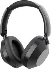 iKF-Solo Wireless Headphones Bluetooth 5.3 Active Noise Cancelling Smart App Control 35ms Low Latency Support Wired Wireless High Resolution Audio for iOS/Android/PC/PS5/Switch/Xbox (Black)