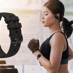 Watch Band, 0.7 inch (18 mm), 0.8 inch (20 mm), 0.9 inch (22 mm), Silicone Band, Waterproof, Replacement Strap, Sports Loop, Lightweight, Breathable, Easy Adjustment
