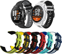 Silicone Watch Strap, 0.8 inches (20 mm), 0.9 inches (22 mm), Rubber Watch Band, Replacement Strap, Waterproof, Breathable Perforated Silicone, Sports Band (Similar to a Strap, No Tools Required, Easy to Replace, 0.8 inches (20 mm), 0.9 inches (22 mm)