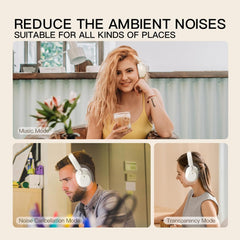 iKF-Solo Wireless Headphones Bluetooth 5.3 Active Noise Cancelling Smart App Control 35ms Low Latency Support Wired Wireless High Resolution Audio for iOS/Android/PC/PS5/Switch/Xbox (Black)
