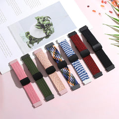 Watch Band, 20mm 22mm Nylon Watch Strap, Soft Breathable Nylon Weave Folding Clasp Magnetic Strap