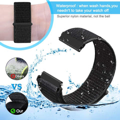 Watch Band, 0.8 inch (20 mm), 0.9 inch (22 mm), Loop Nylon Band, Similar to NATO Strap, No Tools Required, Easy to Replace