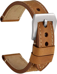Genuine Leather Watch Replacement Band 18mm 20mm 22mm 24mm Crazy Horse Leather Watch Replacement Band