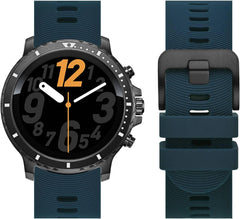 Watch Strap, Rubber, 0.7 inches (18 mm), 0.8 inches (20 mm), 0.9 inches (22 mm), Silicone Watch Band, Quick Release, Stylish, Rubber Replacement Strap