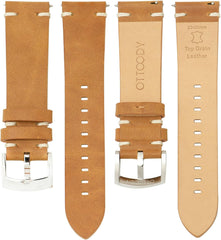 Watch Band, 18mm, 20mm, 21mm, 22mm, Classic Vintage Leather, Watch Strap, Quick Release, No Tools Needed Replacement Strap for Men and Women Watches and Smart Watch