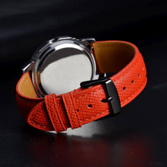 Watch Band, 0.7 / 0.8 / 0.9 inches (18 / 20 / 22 mm), Calf Leather Watch Replacement Strap, Quick Release, Genuine Leather, Business Style