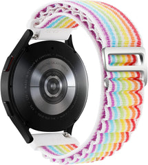 Watch Band Loop, Nylon Band, 0.7 inches (18 mm), 0.8 inches (20 mm), 0.9 inches (22 mm), Snap Watch Strap, Universal, Elastic, Watch Band, Similar to Strap, No Tools Required, Easy to Replace, 0.7 inches (18 mm), 0.8 inches (20 mm), 0.9 inches (22 mm)