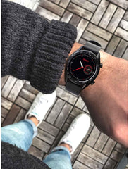 Quick Release Watch Band, Thin Genuine Leather Smart Watch Band, 0.7, 0.8, 0.9 in (18, 20, 22 mm)