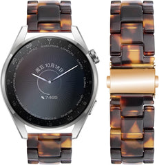 SEUER Watch Band, Resin Replacement Strap, 0.8 inches (20 mm), 0.9 inches (22 mm), Quick Release, Watch Strap, Lightweight, Sweat Resistant, Stainless Steel, Deployment Clasp, Easy to Install, 23 Colors Available