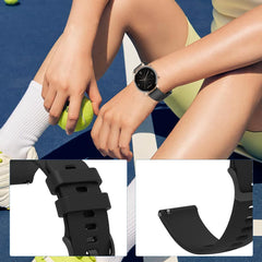 Watch Band, 0.7 inch (18 mm), 0.8 inch (20 mm), 0.9 inch (22 mm), Silicone Band, Waterproof, Replacement Strap, Sports Loop, Lightweight, Breathable, Easy Adjustment