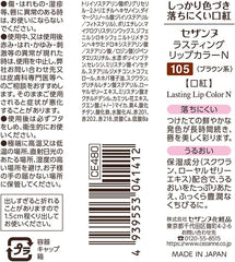 Cezanne Lasting Lip Color N 105 Brown 4.2g Lipstick