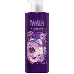 [Japanese Shampoo and Conditioner] KERASYS Official 600ml Perfume Shampoo Conditioner Kerasys Korean Shampoo Perfume Shampoo Treatment Damage Care Hair Care (Elegance Amber Shampoo)