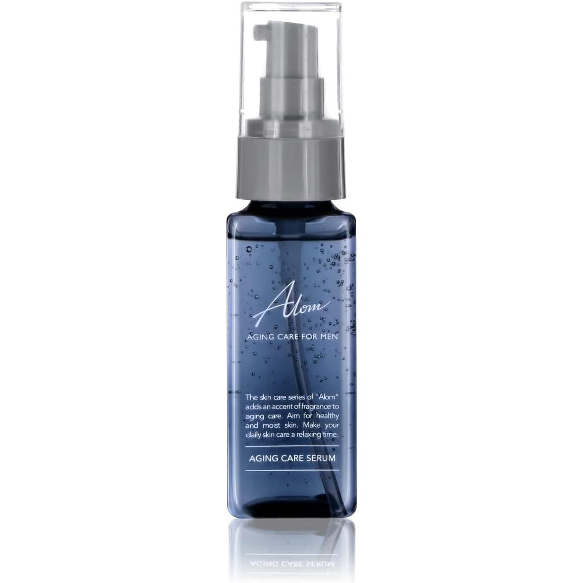 Alom (Alom) BEAUTY SOLUTION AGING CARE SERUM beauty oil Skin care firmness elastic moisture For Men and Men Only Aroma 48ml