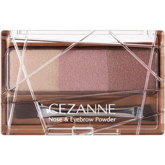 [Japanese Eyebrow] Cezanne Nose   Eyebrow Powder 05 Coral Brown Eyebrow Powder Nose Shadow One (1) with brush