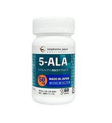 Neofarma Japan 5-ALA Supplement, 50 mg Amino Acid, 5-Amino Revulin Acid, 60 Tablets (60 Day Supply), Made in Japan (1)