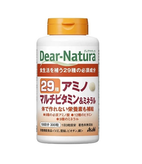 Asahi Dear-Natura 29 Amino multi vitamin & mineral(100days) japan made