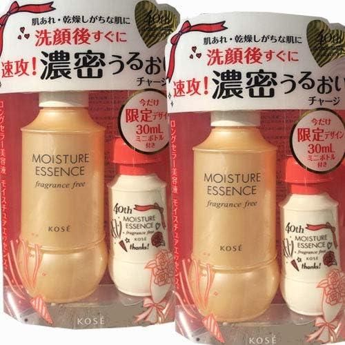 2 sets Kose Moisture Essence F·F (40th Anniversary Limited Set) 130ml + 2 sets of 30ml (4971710284256-2)