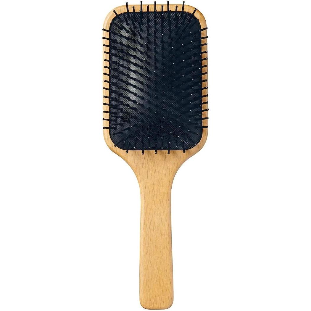 MUJI 82575149 Beech Wood Scalp Care Brush, Total Length 9.3 inches (23.5 cm)