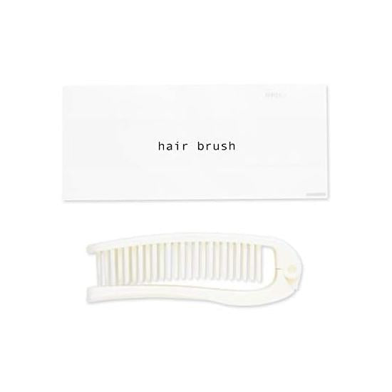 Professional Hair Brush, Disposable Folding, Slim Bifold Hair Brush, Lily, White, Amenities, 250 Pieces, Hair Brush