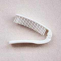 Professional Hair Brush, Disposable Folding, Slim Bifold Hair Brush, Lily, White, Amenities, 250 Pieces, Hair Brush