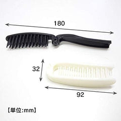 Professional Hair Brush, Disposable Folding, Slim Bifold Hair Brush, Lily, White, Amenities, 250 Pieces, Hair Brush