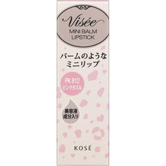 Visee Mini Balm Lipstick Lipstick Unscented PK812 Pink Dazzle 2.1g (x 1)