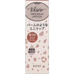 Visee Mini Balm Lipstick Lipstick Unscented PK812 Pink Dazzle 2.1g (x 1)