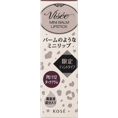 Visee Mini Balm Lipstick Lipstick Unscented PK812 Pink Dazzle 2.1g (x 1)