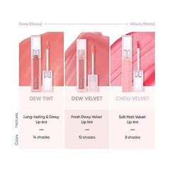 AMUSE Official DEW TINT / Genuine Product Amuse / Korean Cosmetics / Lip Tint / Lip / Lipstick / Lip Gloss / Makeup / Vegan... (DEW TINT 06 Fig Dew)