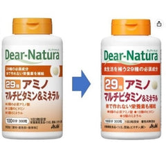 Asahi Dear-Natura 29 Amino multi vitamin & mineral(100days) japan made