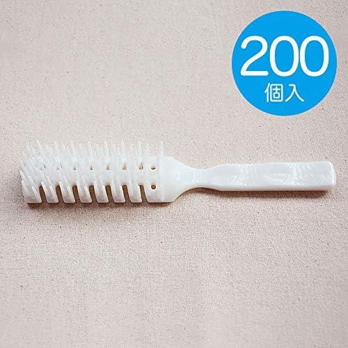 Professional Hair Brush, Disposable Skeleton Hair Brush, Bagless, Bulk Amenities, 200 Pieces, White