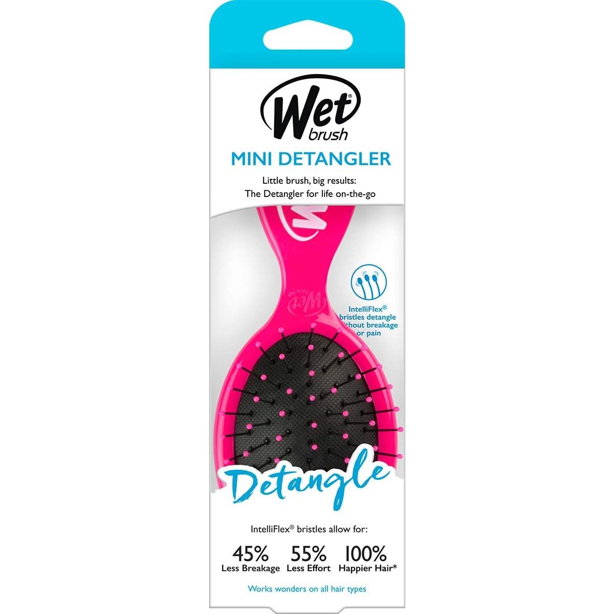 Wet Brush Mini Detangler Hair Brush, Pink, 1 Piece (x1)