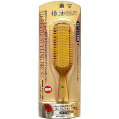 Ikemoto Hashiko Kogyo Ikemoto Camellia Oil Blended Static Removal Styling Brush (1 Piece), Comb Hair Brush